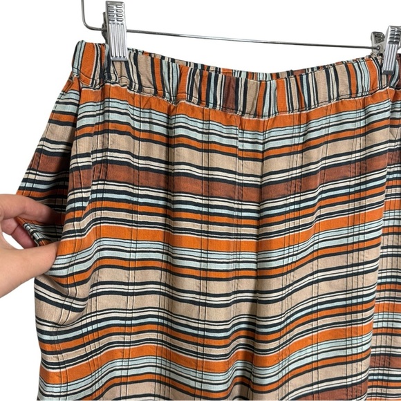 Pierre-Louis Mascia Silk Stripe Wide Leg Pants Size Medium - Picture 3 of 6